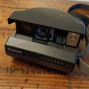 Vintage Polaroid Spectra System SE Instant Film Camera - Black A2